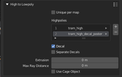 High to Lowpoly