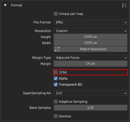 Use 32bit
