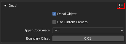Preset