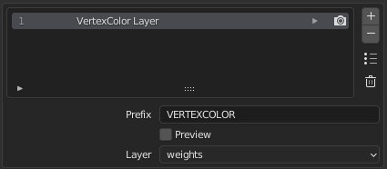 Vertex Color Layer