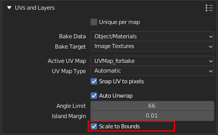 Scale to bounds